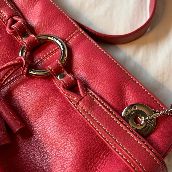 The Sak hot pink pebbled leather shoulder bag/purse - Picture 7 of 8